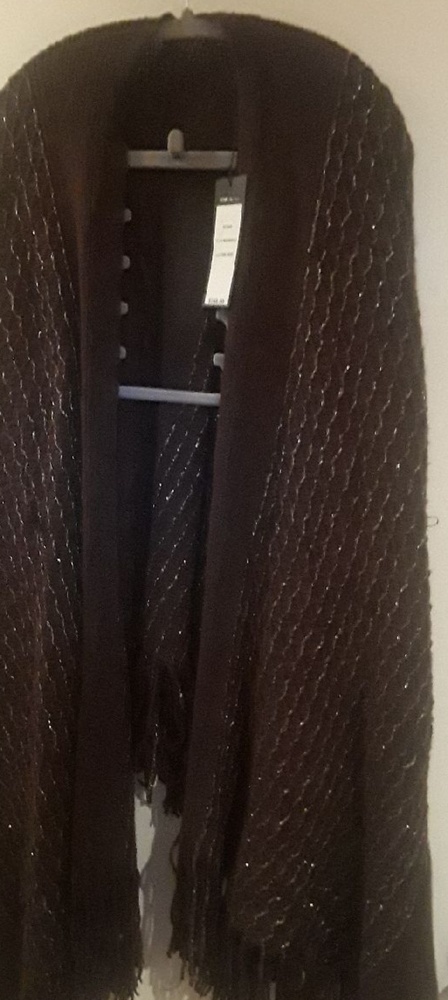 NEW w/ Tags BCBG Brown Shawl